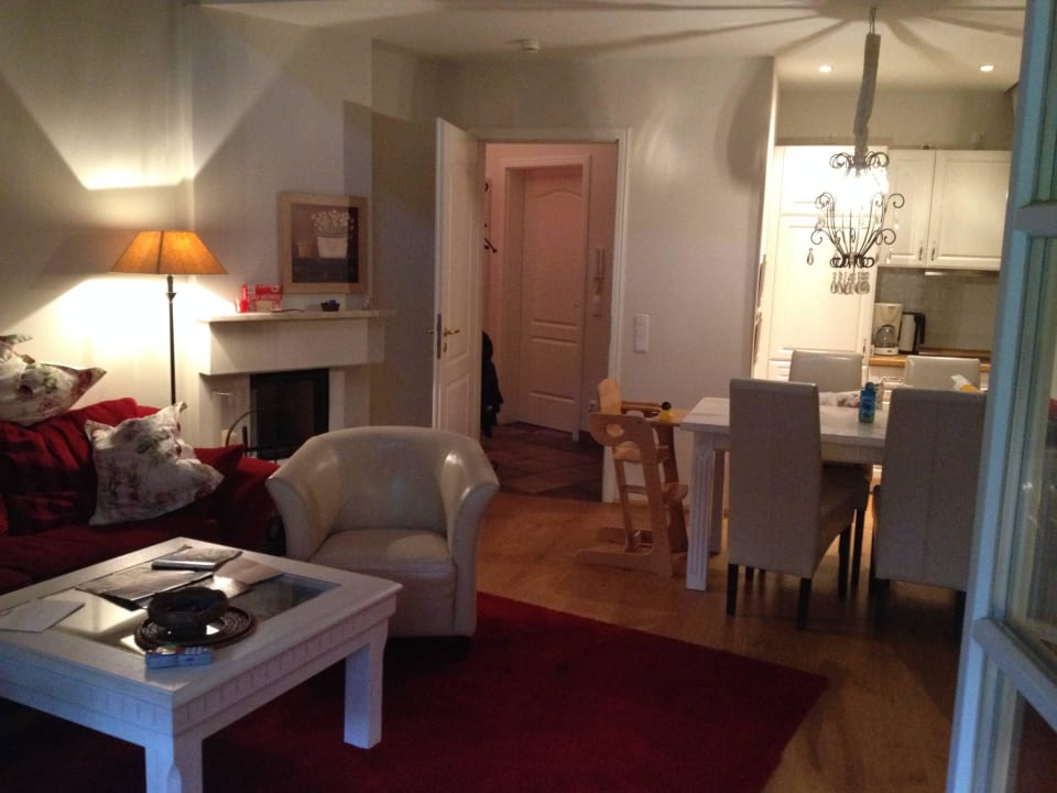 Wohnbereich Wohnung 621 Strandhotel Fischland