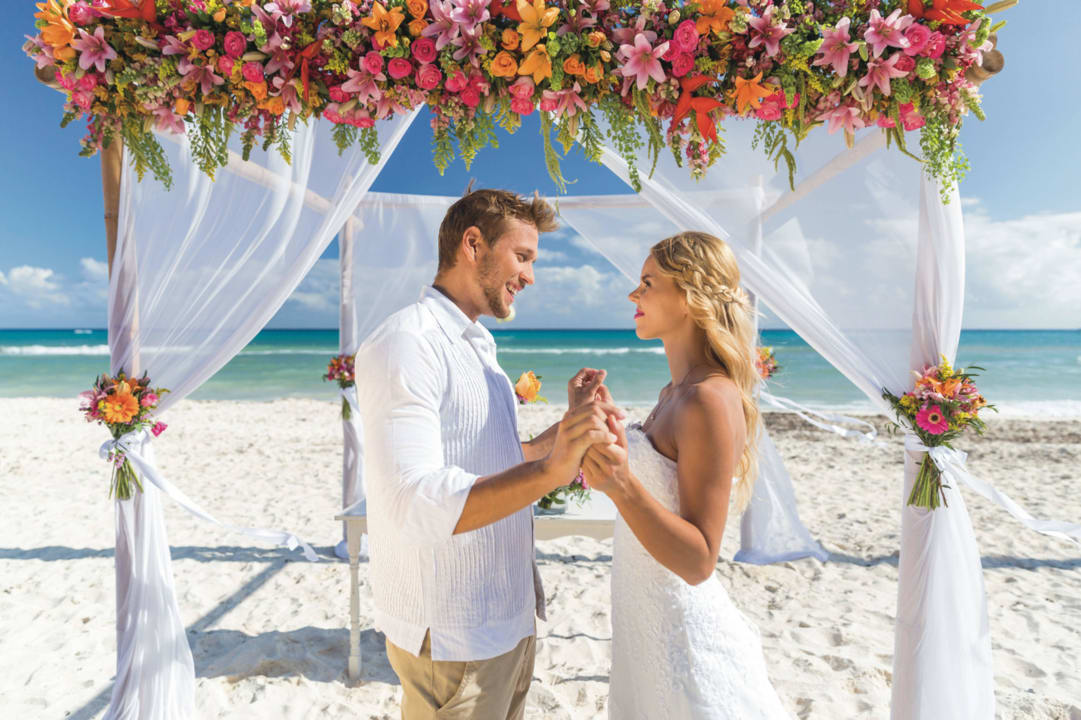 Hochzeit am Strand Hotel Riu Playacar