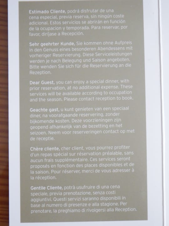 Gastro Hotel Riu Paraiso Lanzarote