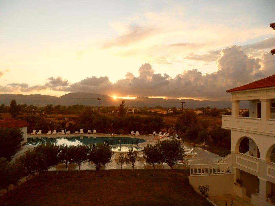 Sonnenuntergang Hotel Klelia