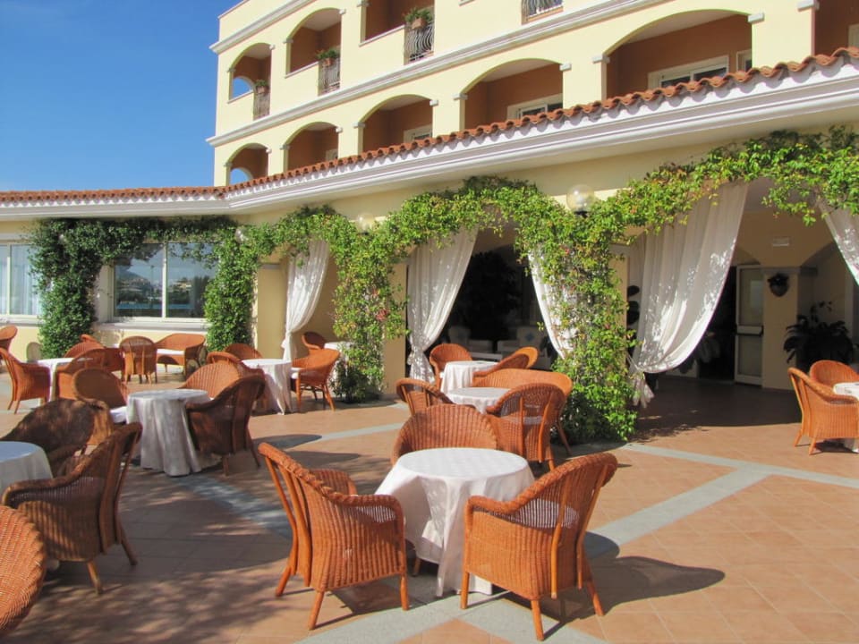 Sehr schöne Terrasse Gabbiano Azzurro Hotel & Suites