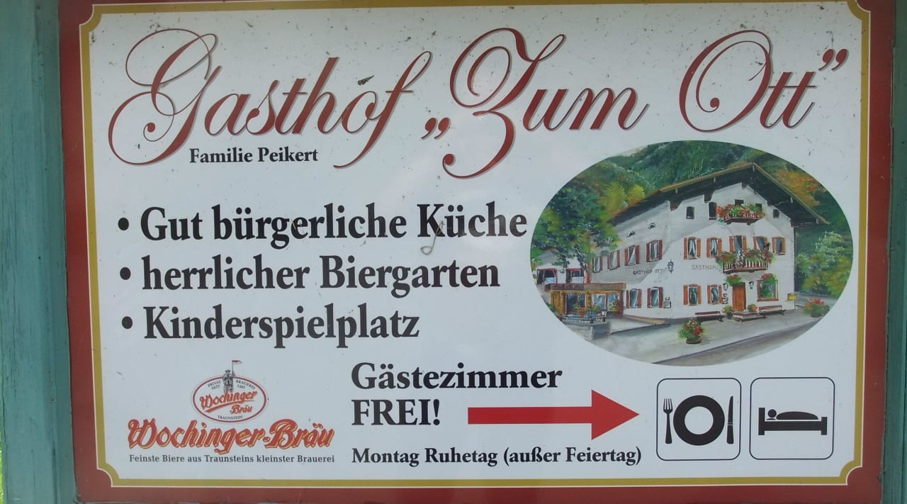 Wegweiser  Gasthof Zum Ott