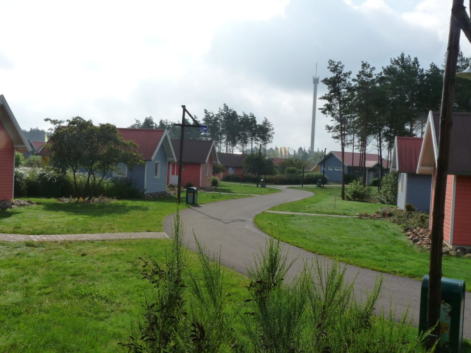 Weg zu den Bungalows Heide Park Holiday Camp