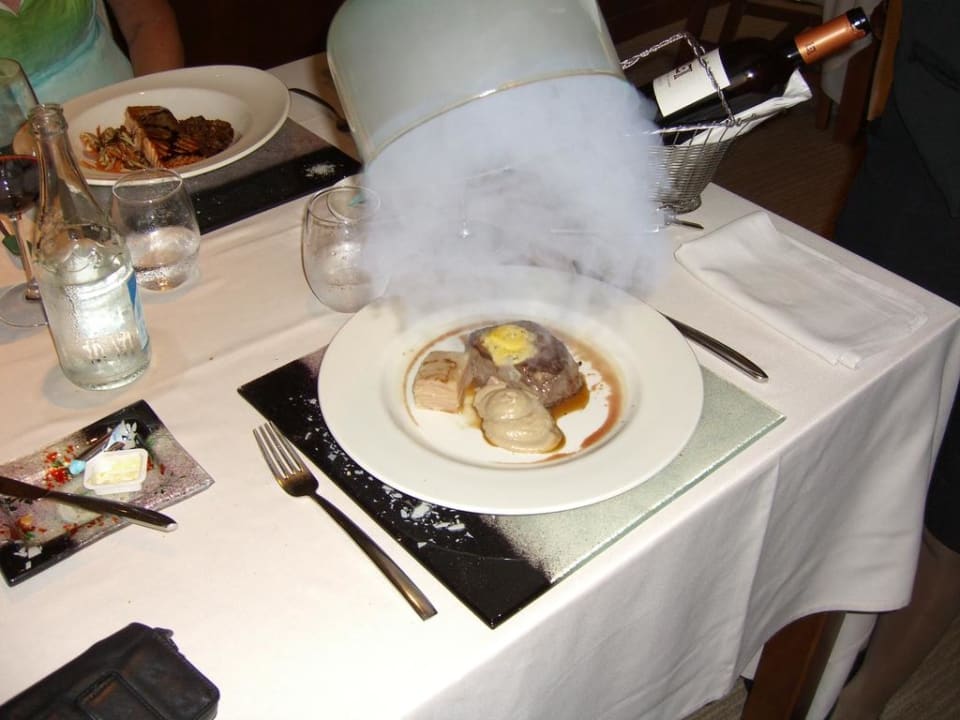 Hauptmenu im Kristall-Restaurant Hotel Riu Palace Meloneras