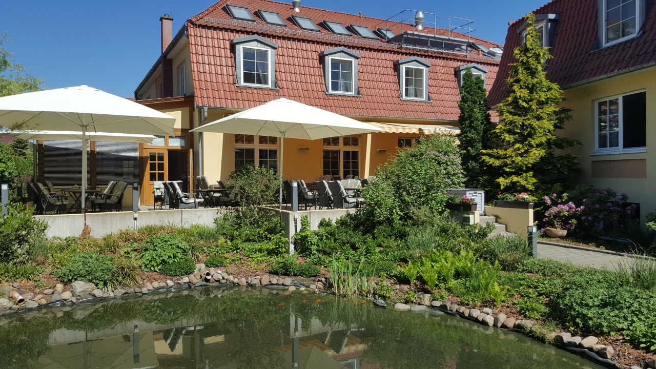 Gartenanlage Hotel Zum Leineweber