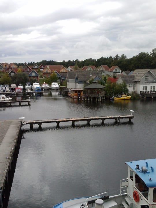 Blick vom Balkon Precise Resort Marina Wolfsbruch