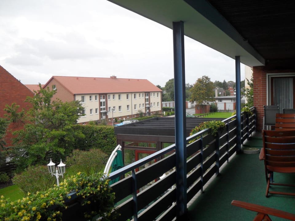 Vom Zimmerbalkon Hotel Hasselbarth