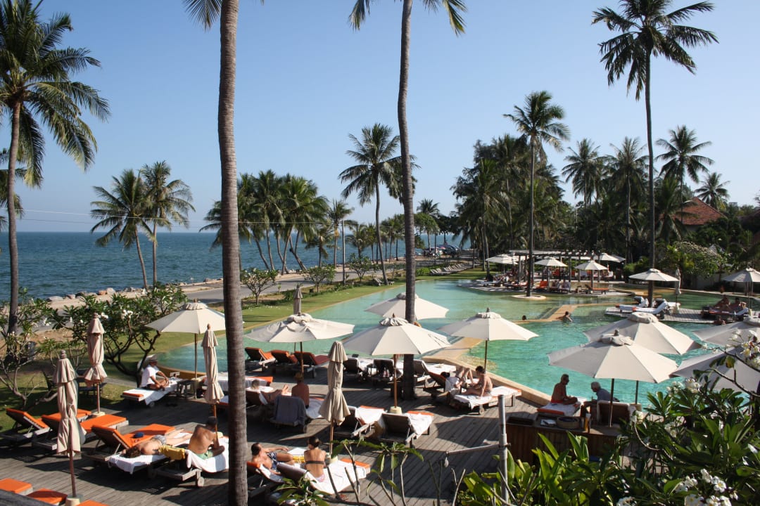 Der Poolbereich Wyndham Hua Hin Pranburi Resort & Villas