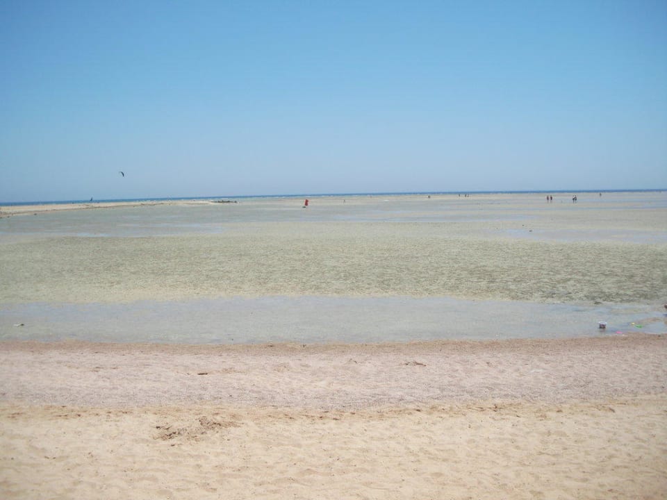 Hotelstrand bei Ebbe JAZ Aquamarine Resort