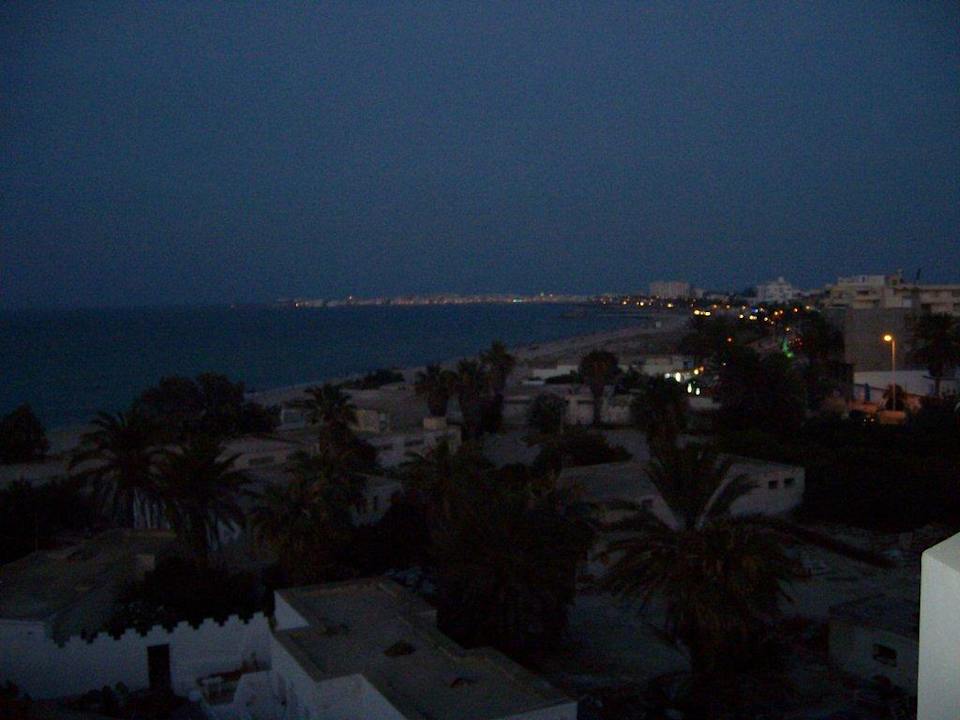 Mahdia bei Nacht vom Balkon Iberostar Selection Royal El Mansour