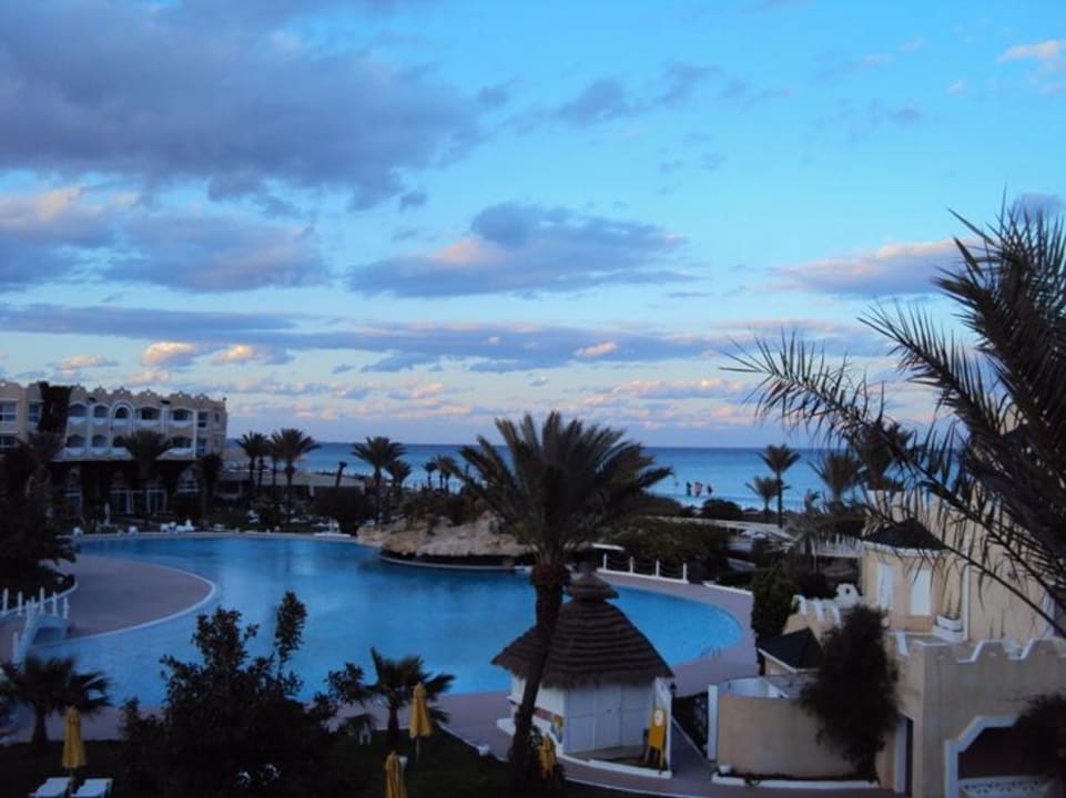 Hotelanlage von oben Mahdia Beach & Aquapark