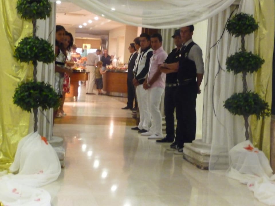 Empfang beim Galaabend Sunis Evren Beach Resort Hotel & Spa