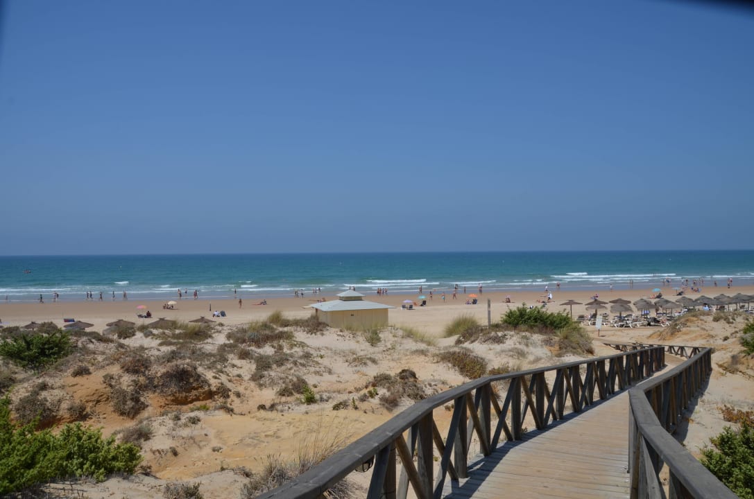 Blick vom Steg Hipotels Playa la Barrosa