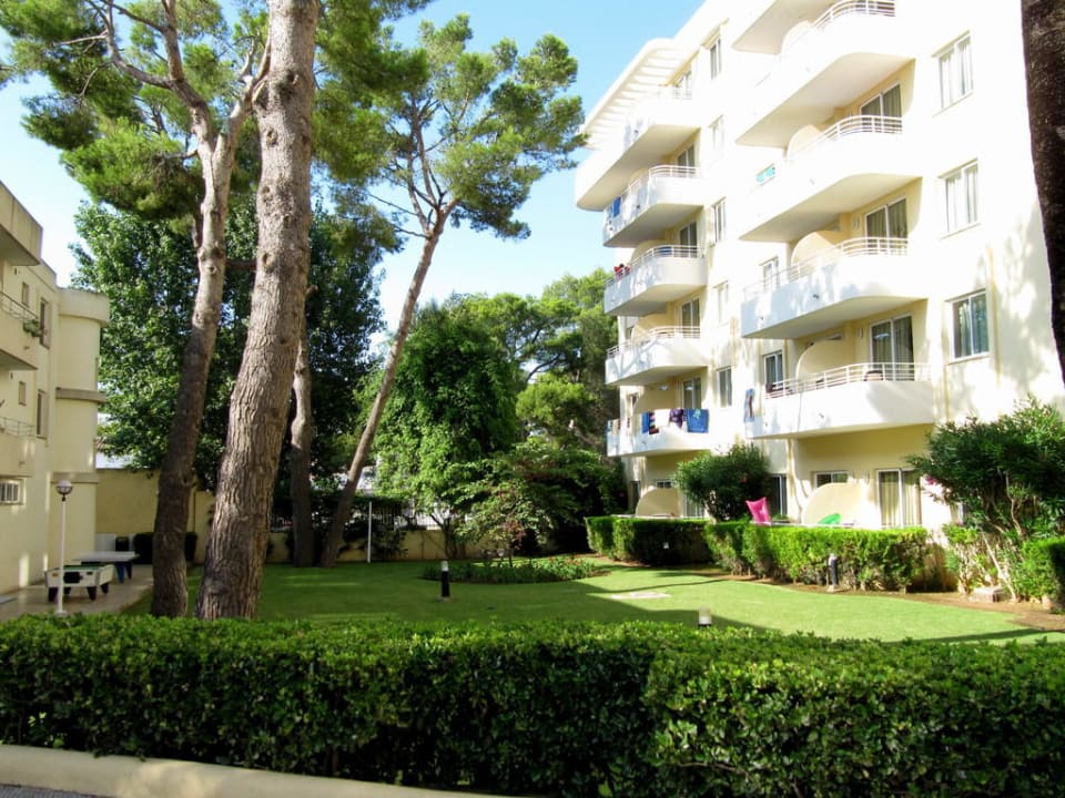 Gepflegte Gartenanlage Aparthotel Ivory Playa