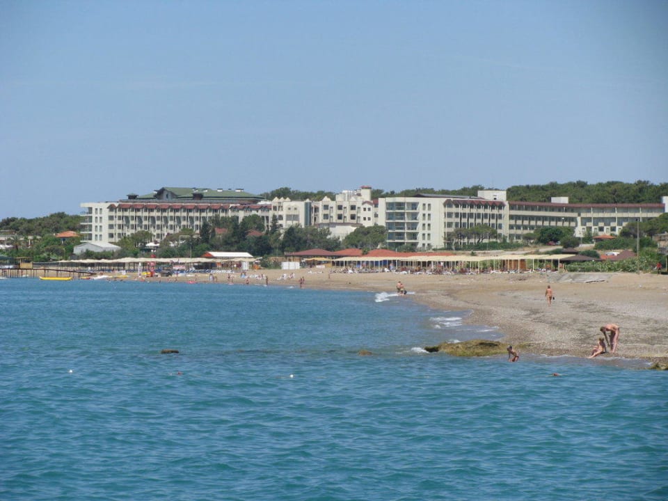 Vom Steg aus Richtung Asteria Sorgun Blue Waters Club