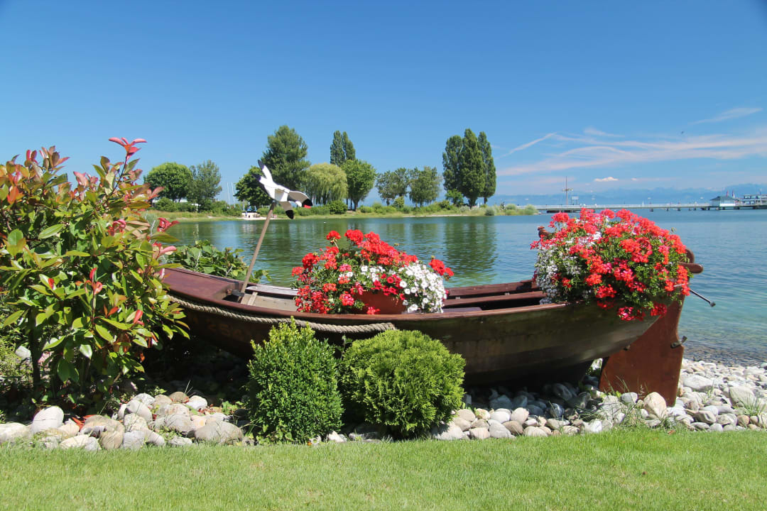 Von der Liege fotografiert Hotel Strandhaus Eberle