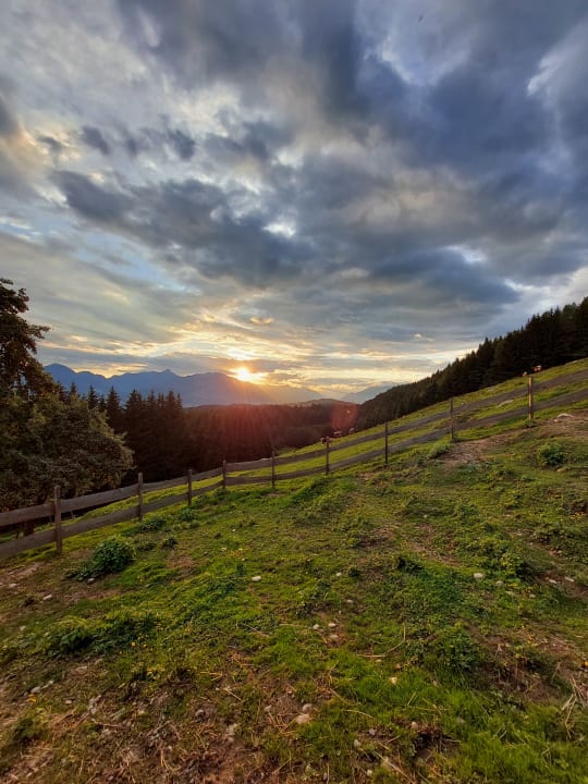 Ausblick Pension Bauernhof Stanahof