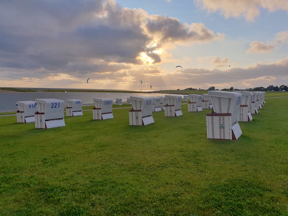 Ausblick Bretterbude Büsum