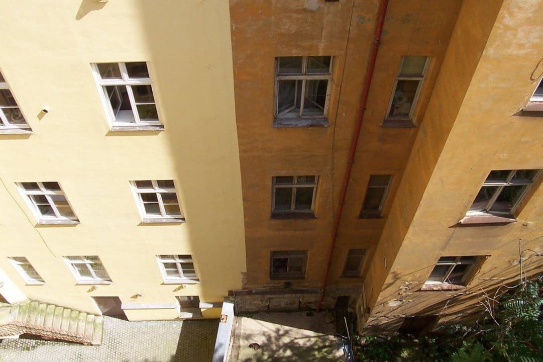 Blick aus dem Fenster Hotel Alton