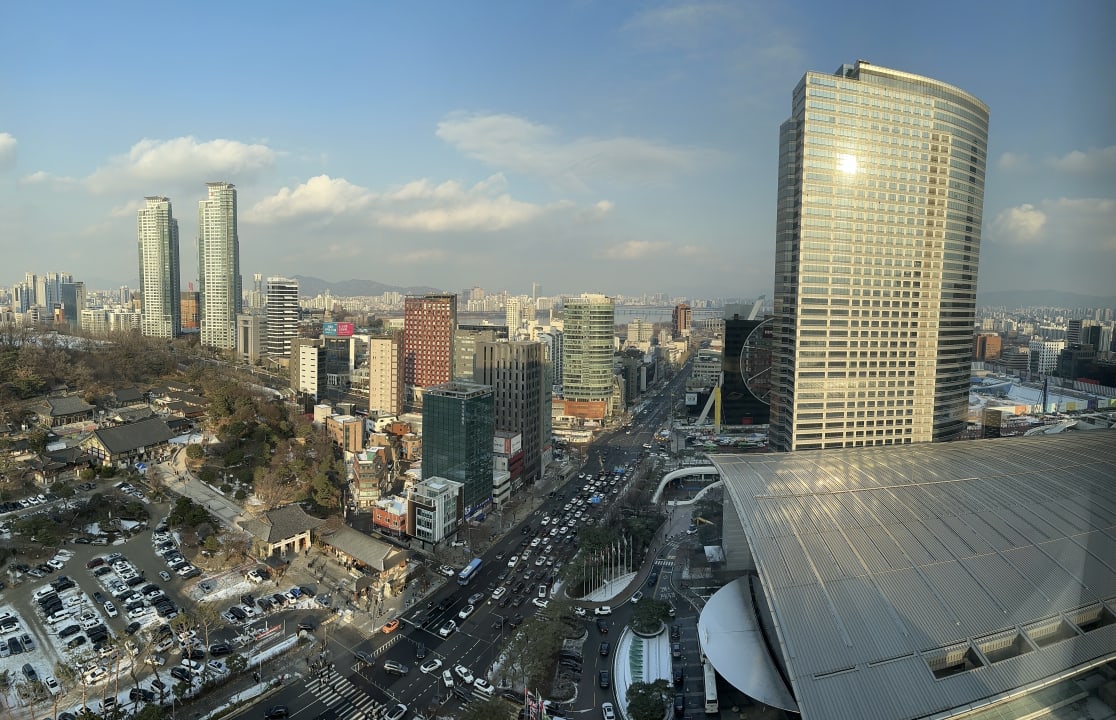 Ausblick Hotel InterContinental Coex