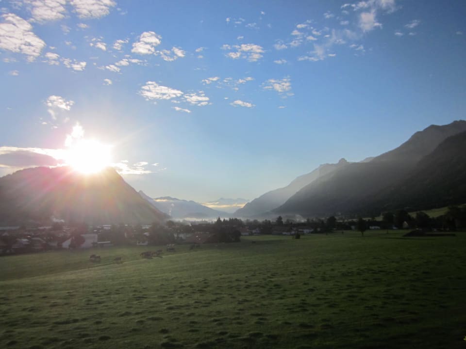 Blick vom Balkon Apartments Alpensonne 2000