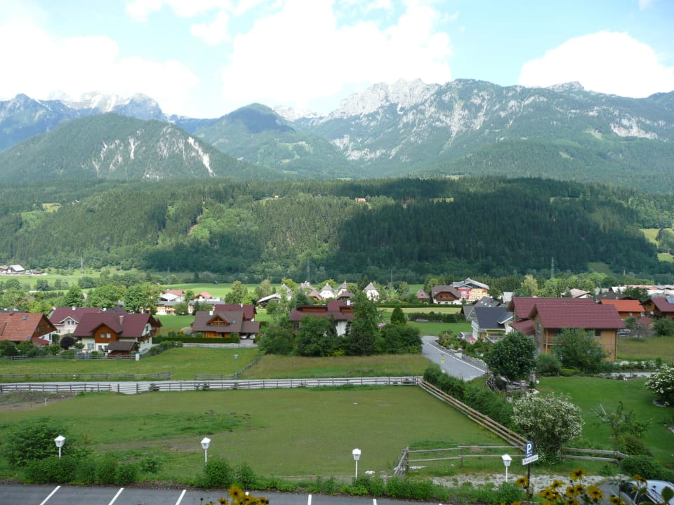 Blick aus Hotelzimmer Panoramahotel Gürtl