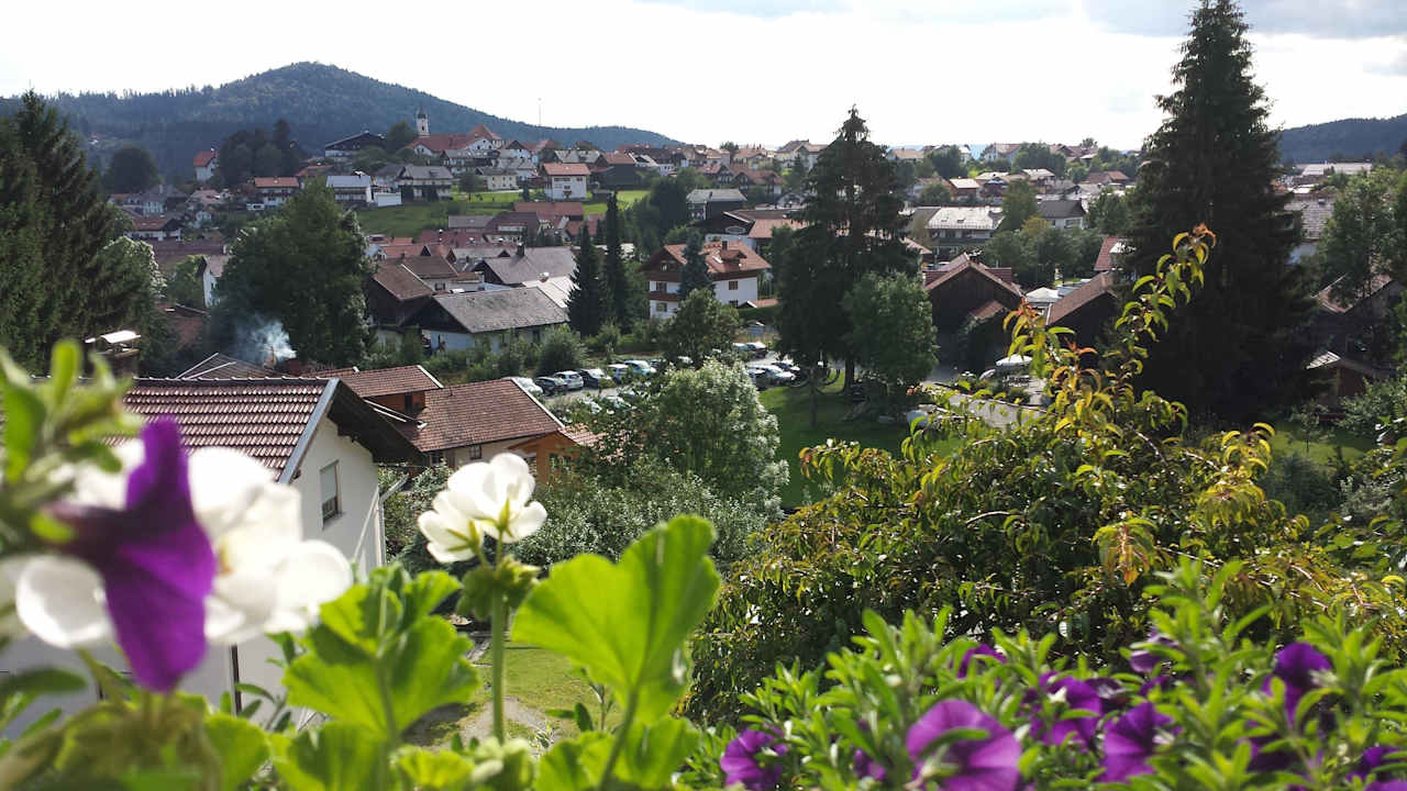 Der Ausblick von unserem Balkon Landhaus Meine Auszeit
