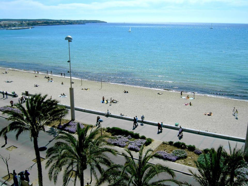 Blick vom 5. Stock aufs Meer AYA Seahotel - Adults only