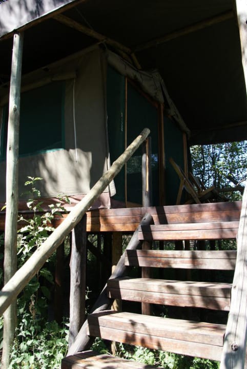 Zelt auf Plattform Hotel Kwara Camp