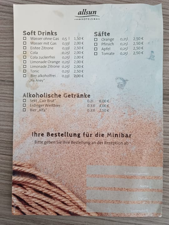 Sonstiges allsun Hotel Carolina Mare