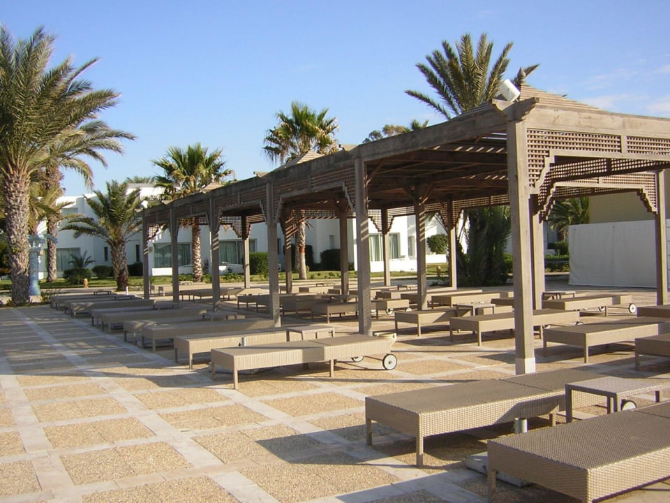 Liegeflächen mit Strand-/Meerblick Steigenberger Marhaba Thalasso Hammamet
