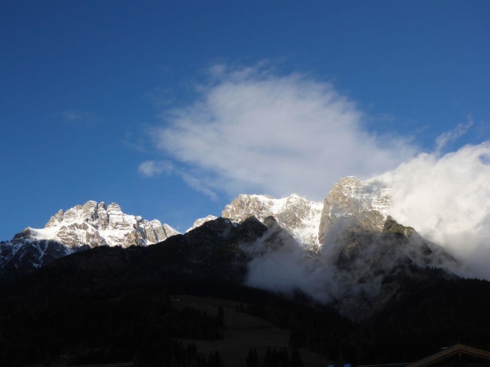 Blick auf die Berge Naturresort Puradies