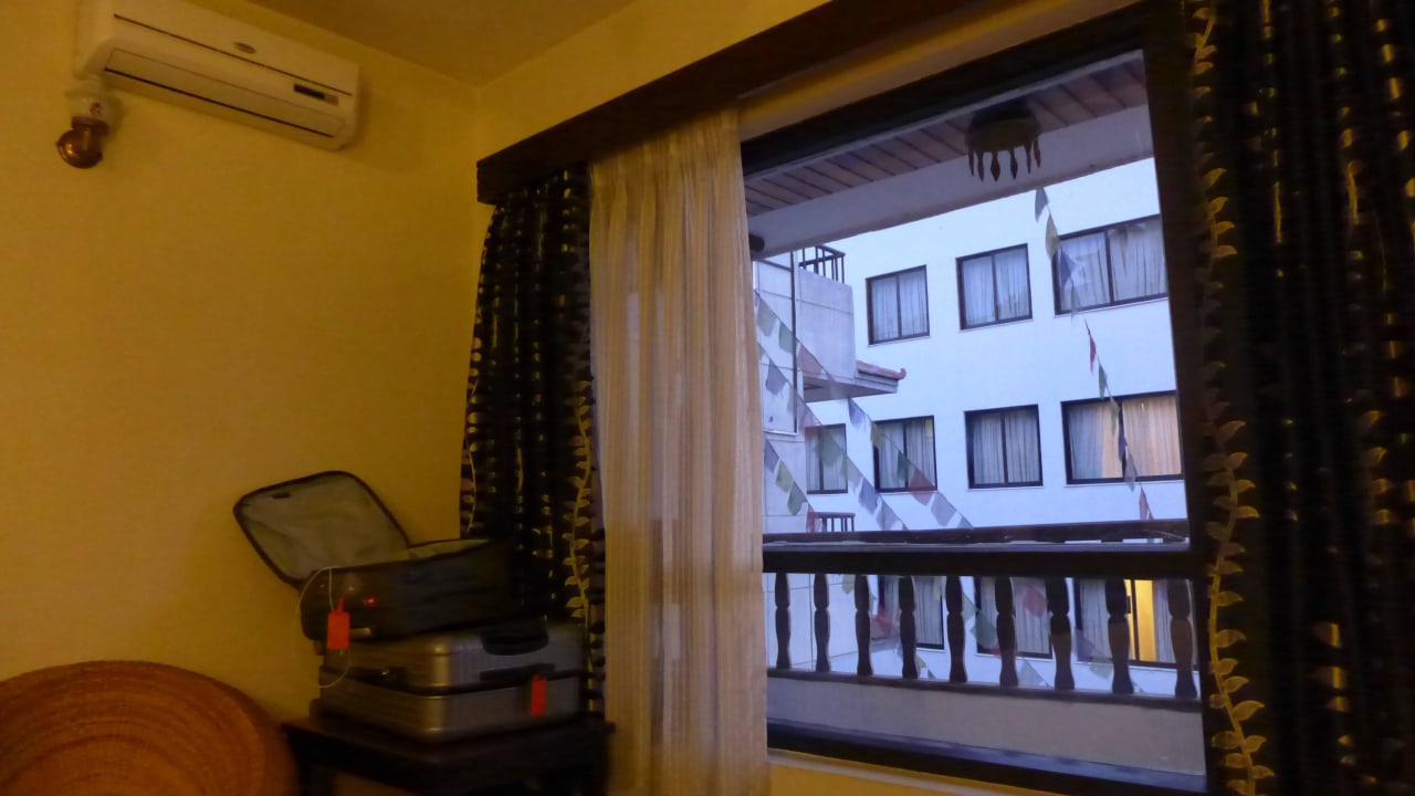 Ausblick auf den Neubau Hotel Holy Himalaya