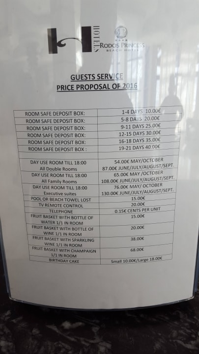 Preise Safe, Verlängerung Rodos Princess Beach Hotel & Spa