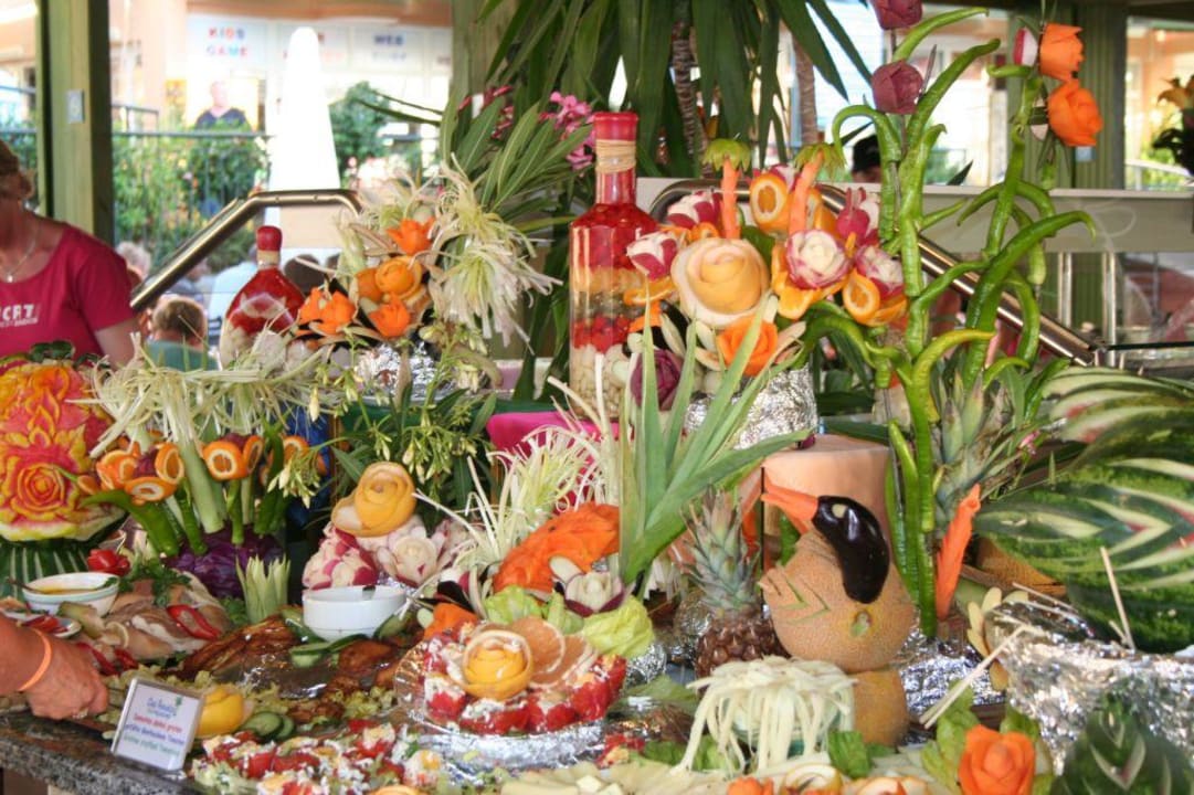Dekorationsbeispiel zum Speisenbuffet Hotel Club Paradiso