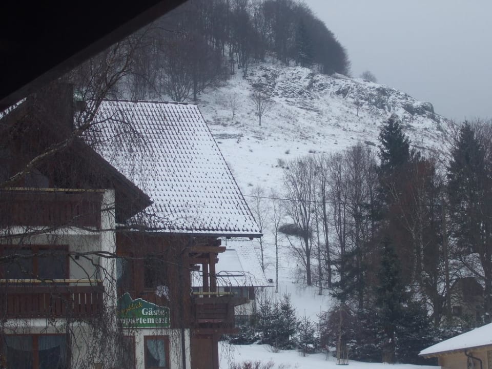 Blick vom Balkon Hotel Landgasthof Bergblick