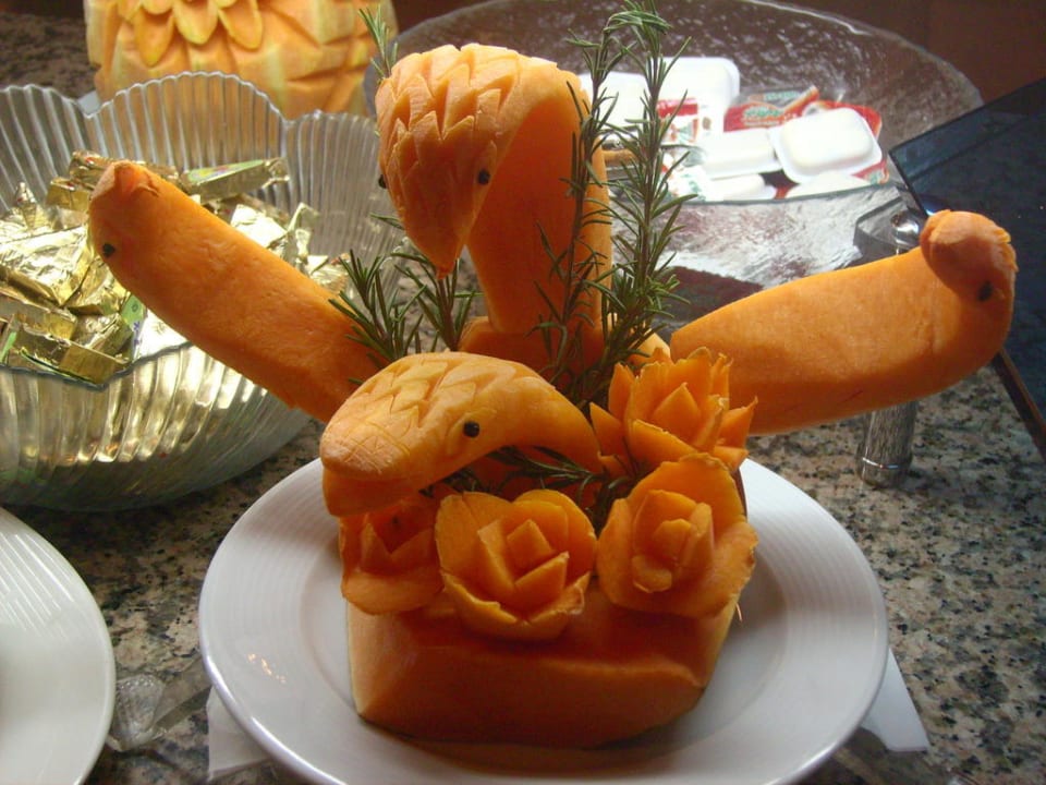 Dekoration des Buffet Kilikya Palace Göynük