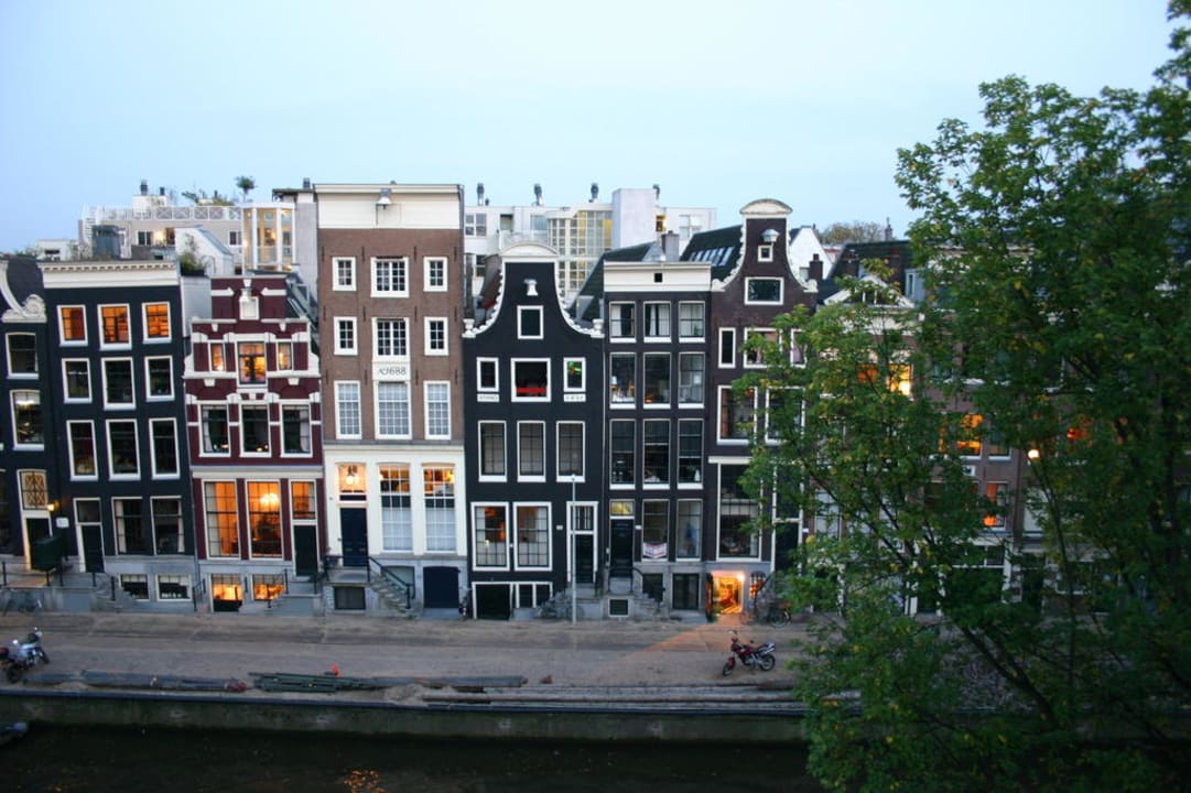 Ausblick aus dem Apartment The Bulldog Hotel Amsterdam