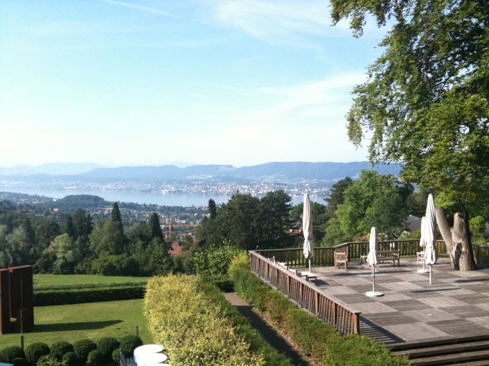 Ausblick vom Seminarraum Sorell Hotel Zürichberg