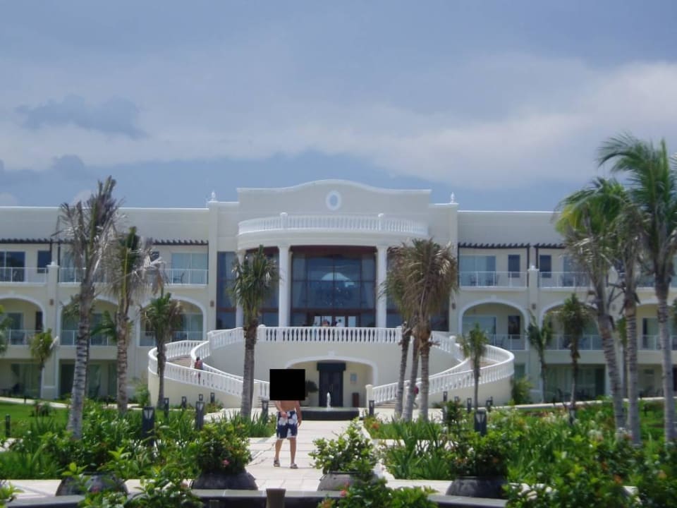 Blick auf die neue Rezeption Dreams Tulum Resort & Spa