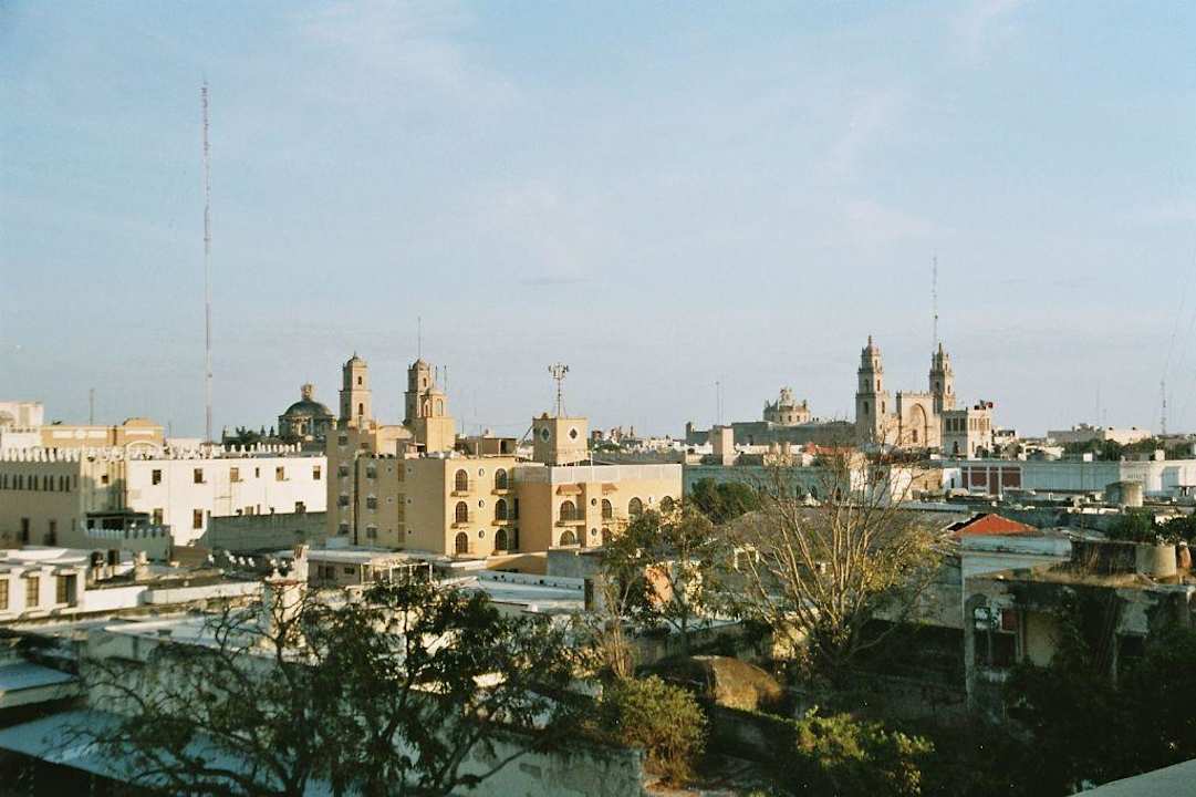 Blick vom Zimmer auf die Altstadt Gamma by Fiesta Inn Mérida El Castellano
