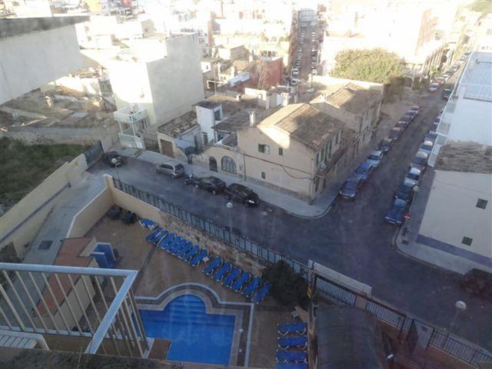 Aussicht vom Habana durch Fenster MLL Palma Bay Club Resort