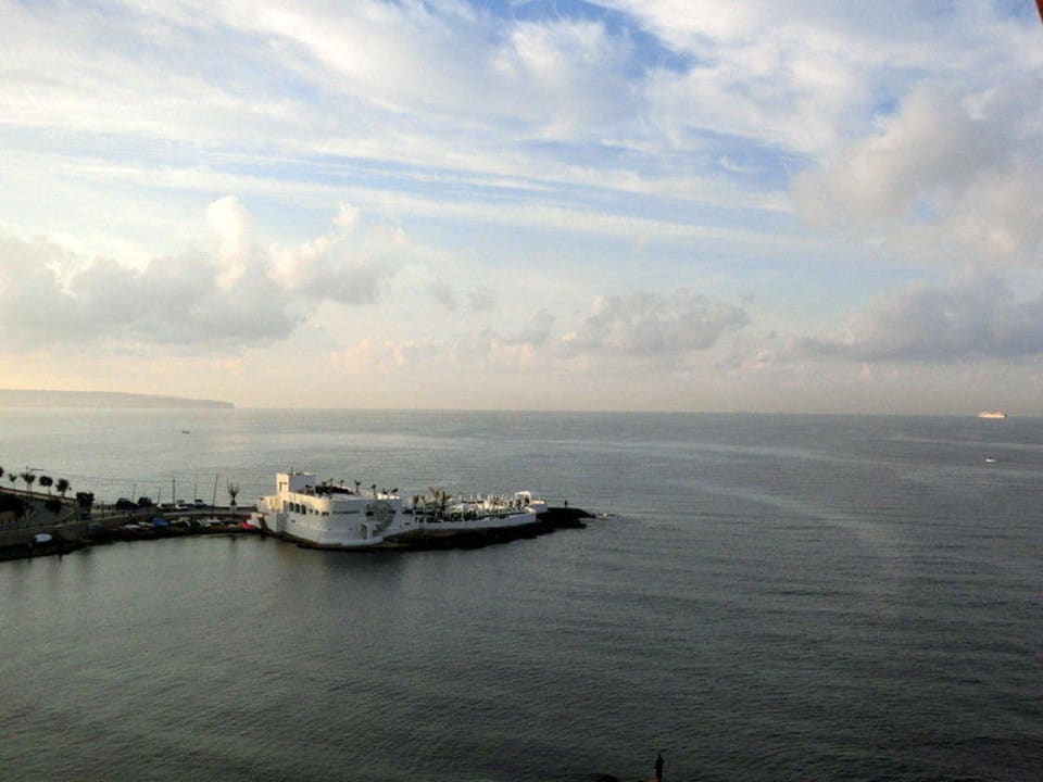 Blick vom Zimmer zum Purobeach AluaSoul Palma