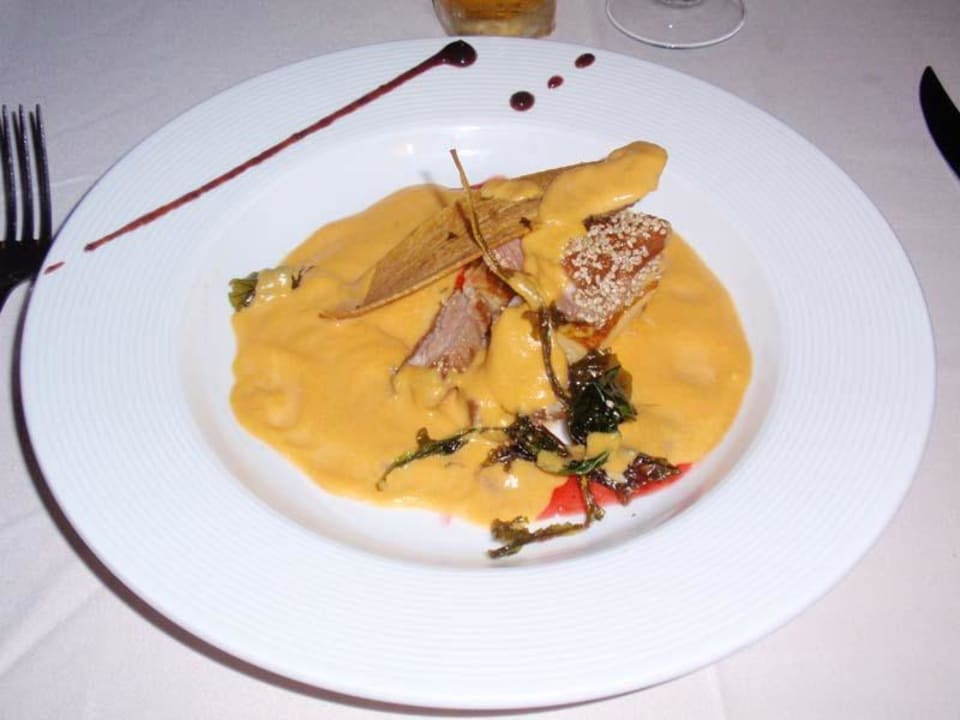 Hähnchen in Maissauce im Hauptrestaurant Catalonia Royal Bavaro - Adults only