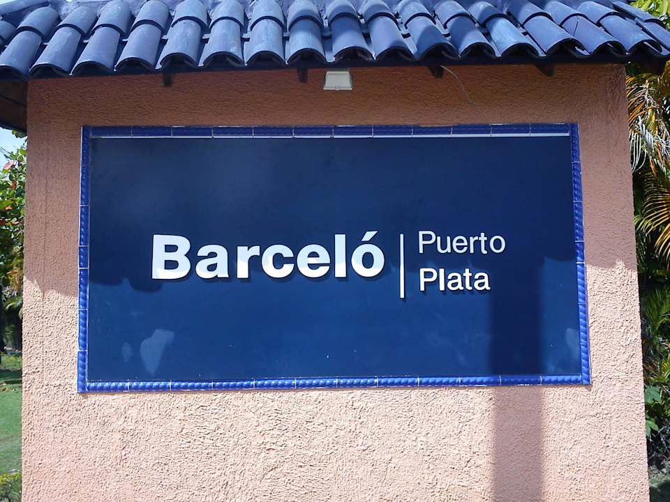 Empfangsschild  Sunscape Puerto Plata