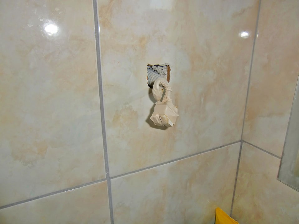 Steckdose im Bad Georgia Hotel