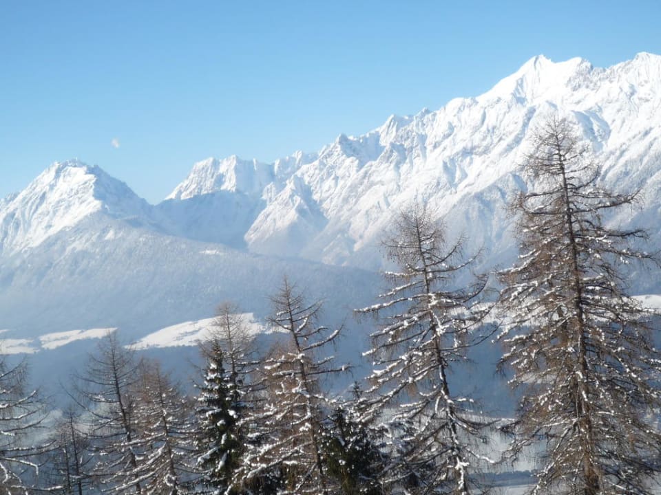 Blick zum Karwendel Naturhotel Grafenast