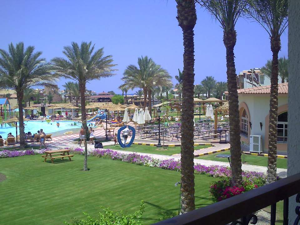 Ausblick vom Zimmer Block 1000 Pickalbatros Dana Beach Resort - Hurghada