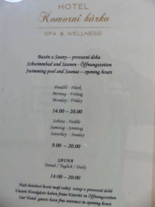 Sport & Freizeit Hotel Komorni Hurka