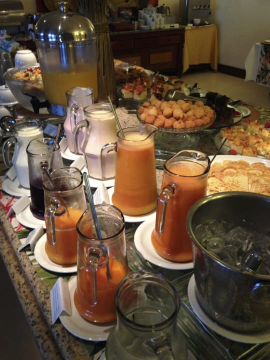 Frisch gepresste Säfte zum Frühstück Costa Norte Ponta das Canas Hotel